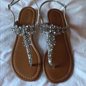 EUC Unisa jeweled sandals 6.5